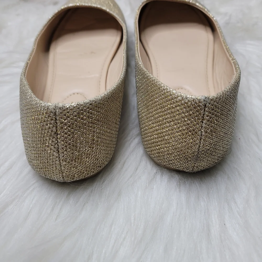 Comfort by Rouge Gold Glitter Flats - Picture 6 of 7